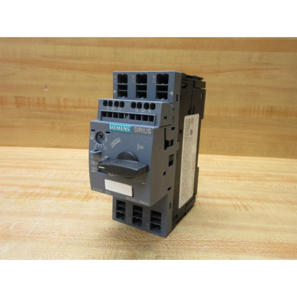 Siemens 3RV2411-1DA20 65A Circuit Breaker 3RV24111DA20 - New No Box