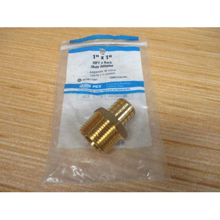 Zurn QQMC55XL 1" MPT x Barb Male Adapter