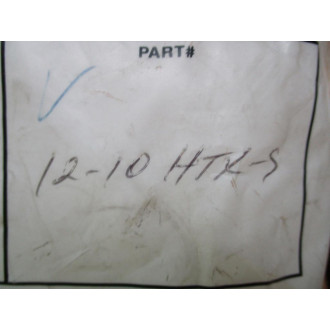 Parker 12-10HTX-S 37°Flare, Tube x Tube Fitting (Pack of 2) - New No Box