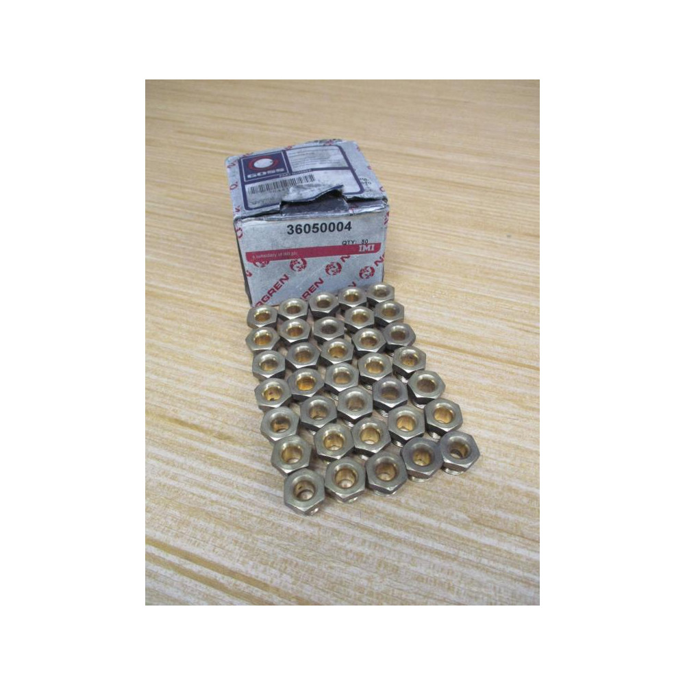Norgren 36050004 Tubing Nut (Pack of 35)