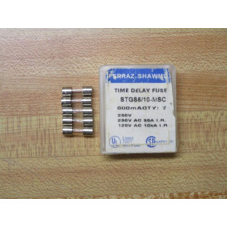 Gould Shawmut Ferraz Mersen STGS610-MSC Fuse 229.600S Wirewound (Pack of 5)
