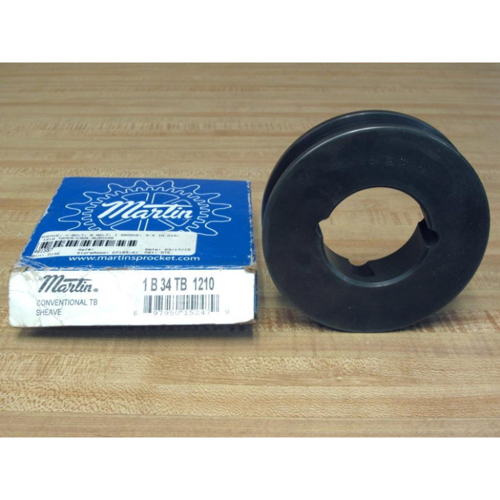 Martin 1B34TB-1210 Covensional TB Sheave 1B34TB1210 Martin 1B34TB-1210 Covensional TB Sheave 1B34TB1210