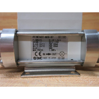SMC PF2W740T-N06-67 Digital Flow Switch PF2W740TN0667 - New No Box