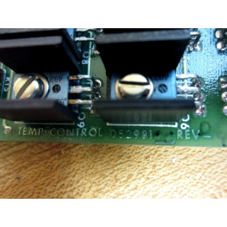 Honeywell Measurex 05298100 Temp.Control PCB 04298100 Rev.D - Used