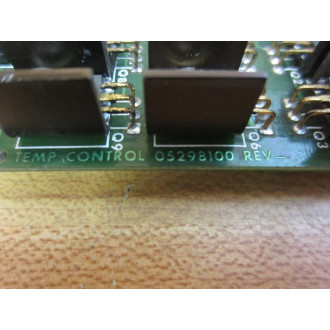 Honeywell Measurex 05298100 Temp.Control PCB 04298100 Rev.C - Used