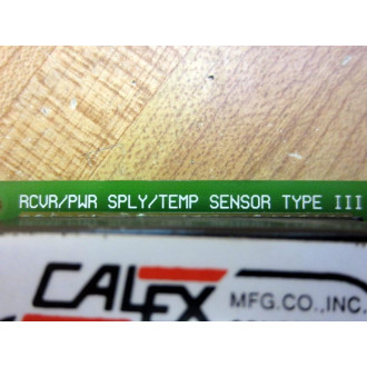 Honeywell Measurex 05404600 RCVRPWR SPLYTEMP Sensor Type III PCB - Used