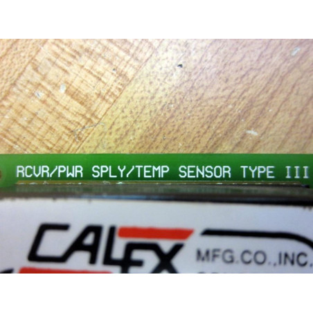 Honeywell Measurex 05404600 RCVRPWR SPLYTEMP Sensor Type III PCB - Used