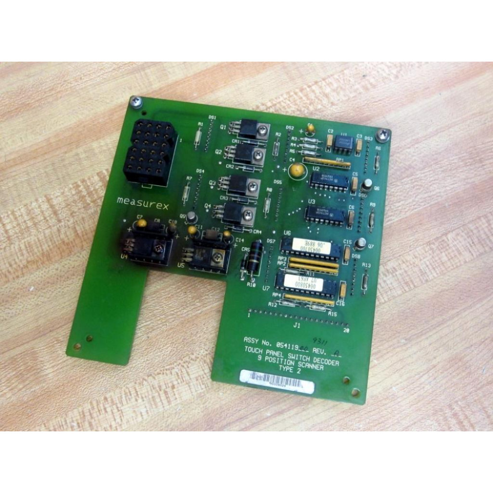 Honeywell Measurex 05411900 Touch Panel Switch Decoder 9-Pos.Scanner Type 2 - Used Honeywell Measurex 05411900 Touch Panel Switch Decoder 9-Pos.Scanner Type 2 - Used