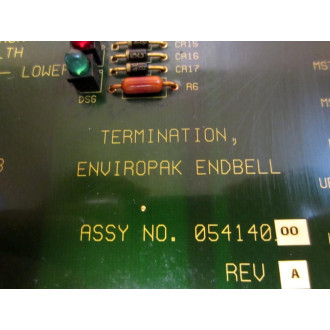 Honeywell Measurex 054140 Termination, Eviropak Endbell 05414000 - Used
