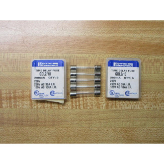 Gould Shawmut Ferraz Mersen GDL210 Fuse Cross Ref 5LAU1 (Pack of 10)