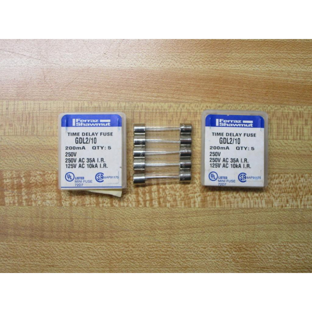 Gould Shawmut Ferraz Mersen GDL210 Fuse Cross Ref 5LAU1 (Pack of 10)