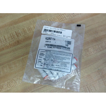 SMC KQ2R07-11A Fitting, Plug-In Reducer KQ2R0711A (Pack of 10)
