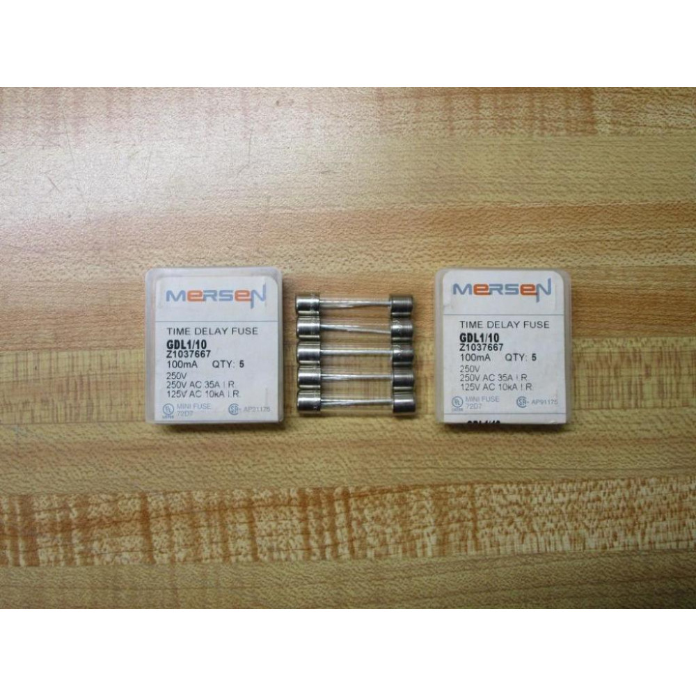 Gould Shawmut Ferraz Mersen GDL110 Fuse Cross Ref 5LAR9 Metal (Pack of 10)