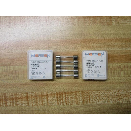 Gould Shawmut Ferraz Mersen GDL110 Fuse Cross Ref 5LAR9 Metal (Pack of 10)