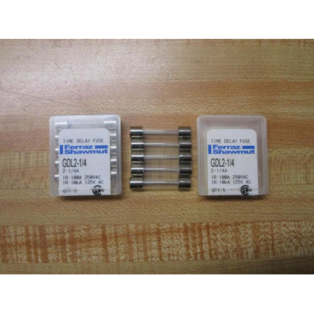 Gould Shawmut Ferraz Mersen GDL2-14 Fuse Cross Ref 1CM34 Wirewound (Pack of 10)