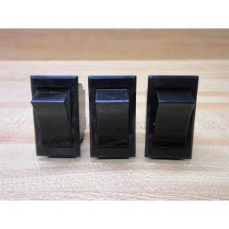 Carling Switch TIGA51-6S-BL-NBL-XG Rocker Switch 3XC53 (Pack of 3) - New No Box