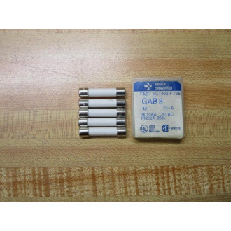 Gould Shawmut Ferraz Mersen GAB8 Fuse Cross Ref 5LAR7 White (Pack of 10)