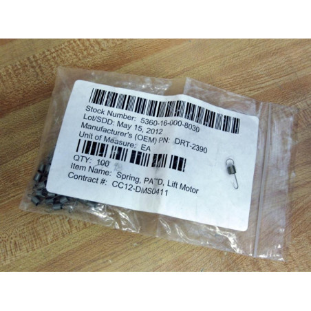 DRT-2390 Spring, PATD, Lift Motor DRT2390 (Pack of 100)