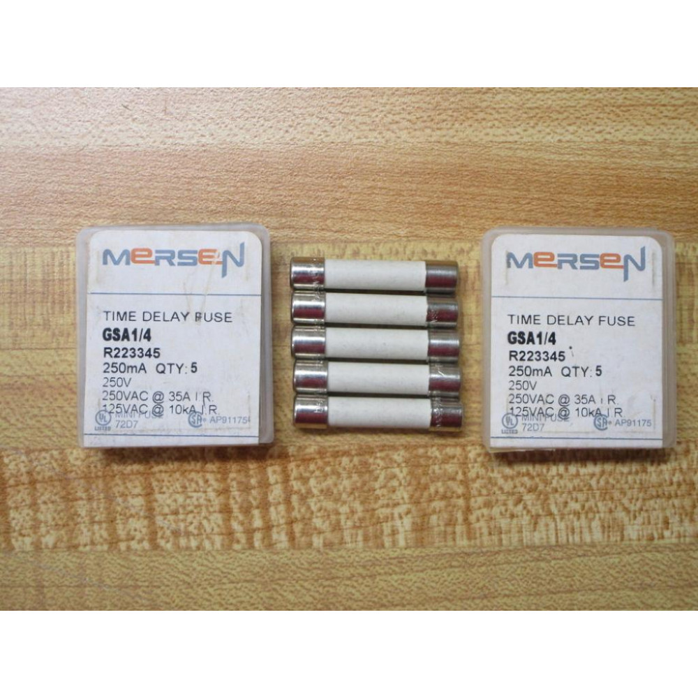 Gould Shawmut Ferraz Mersen GSA14 Fuse Cross Ref 5LAZ7 White (Pack of 10)