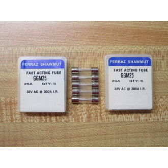 Gould Shawmut Ferraz Mersen GGM25 Fuse (Pack of 10)