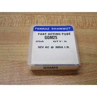 Gould Shawmut Ferraz Mersen GGM25 Fuse (Pack of 10)