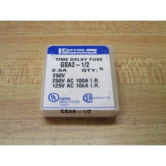 Gould Shawmut Ferraz Mersen GSA2-12 Fuse Cross Ref 5LCA5 White (Pack of 5)