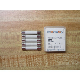 Gould Shawmut Ferraz Mersen GSA8 Fuse Cross Ref 5LCC1 White (Pack of 10)