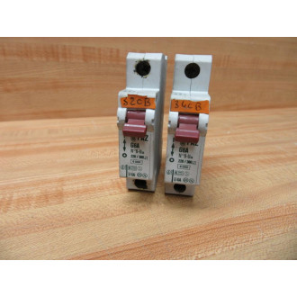 Moeller FAZ G6A Circuit Breaker 6 Amp FAZG6A (Pack of 2) - Used