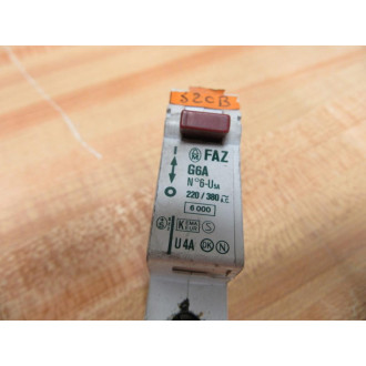 Moeller FAZ G6A Circuit Breaker 6 Amp FAZG6A (Pack of 2) - Used