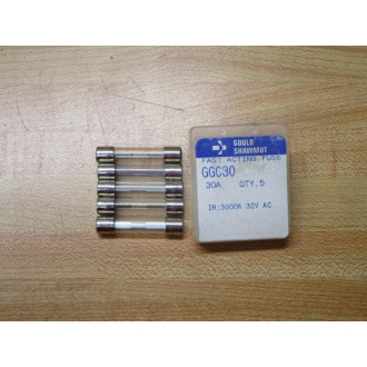 Gould Shawmut Ferraz Mersen GGC30 Fuse Cross Ref 5LAY0 Metal Strip (Pack of 10)
