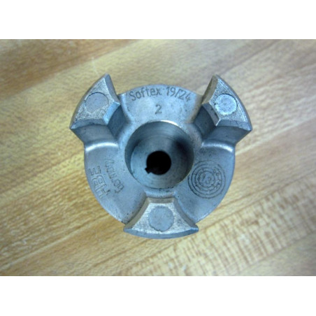 HBE 1924 Softex Shaft Coupling 1924 Jaw Coupling Half Only 38"ID - New No Box