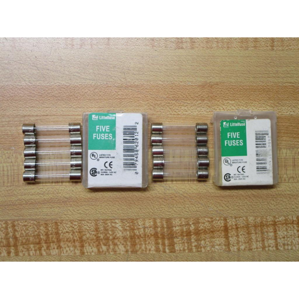 Littelfuse 0312.125V Fuse Cross Ref 4XH36, 312.125 Fine Wire Element (Pack of 10)