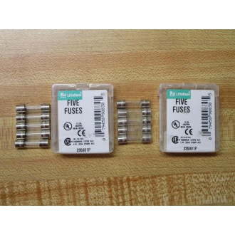Littelfuse 235001P Fuse Cross Ref 6F097, 235 Fine Wire Element (Pack of 5)