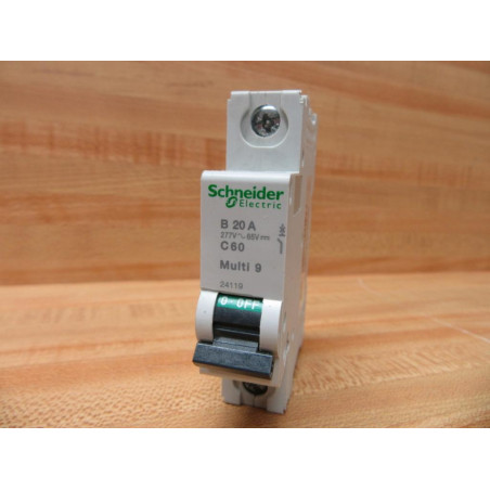 Square D 24119 Merlin Gerin Breaker 20A MG24119 Schneider - New No Box