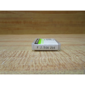 Littelfuse 216.250 Fuse Cross Ref 6F091, 216 (Pack of 5)