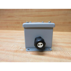Hoffman E-2PB Push Button Enclosure E2PB WStrain Fitting - New No Box