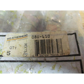EatonWeatherhead 08U-610 Crimp Style Hose Fitting 08U610 (Pack of 4)