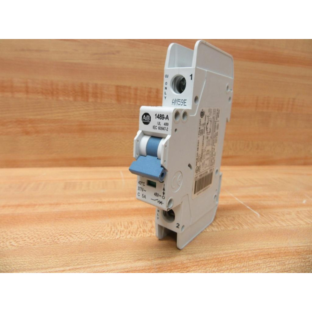 Allen Bradley 1489-A1C050 Miniature Circuit Breaker 1489A1C050 - New No Box Allen Bradley 1489-A1C050 Miniature Circuit Breaker 1489A1C050 - New No Box