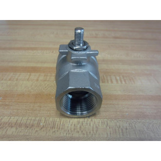 Sharpe Valves CF8M 1" Ball Valve WO Handle - New No Box
