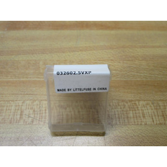 Littelfuse 032602.5VXP Fuse Cross Ref 1CL99, 326 White (Pack of 5)