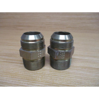 Parker C5205X20 37°Flare, Tube x NPT Fitting (Pack of 2) - New No Box