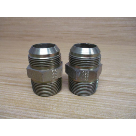 Parker C5205X20 37°Flare, Tube x NPT Fitting (Pack of 2) - New No Box