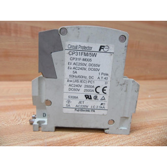 Fuji CP31FM5W Circuit Protector 5 Amp CP31FM5W - Used