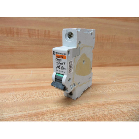 Merlin Gerin 24116 Square D Breaker 10A MG24116 Schneider WDin Rail - Used