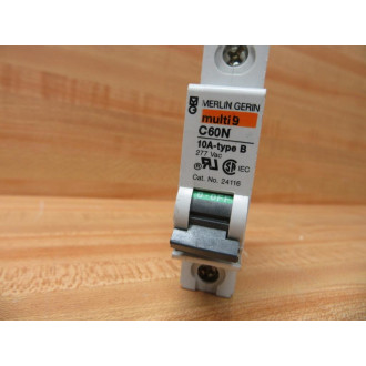 Merlin Gerin 24116 Square D Breaker 10A MG24116 Schneider WDin Rail - Used