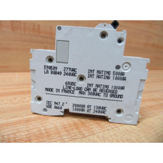 Merlin Gerin 24116 Square D Breaker 10A MG24116 Schneider WDin Rail - Used