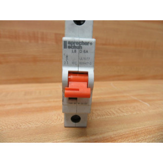 Sprecher + Schuh L8-61D Circuit Breaker 6 Amp L861D - Used
