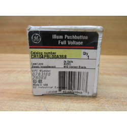 General Electric CR104PBL00A3S8 GE Illuminated Push Button