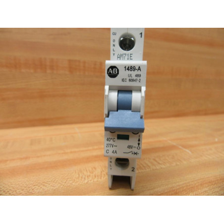 Allen Bradley 1489-A1C040 Circuit Breaker 4 Amp 1489A1C040 - New No Box