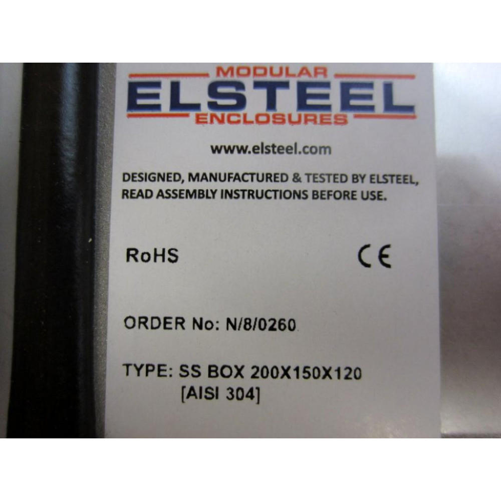 Salzer N80260 SS Metal Enclosure 200x150x120 - New No Box
